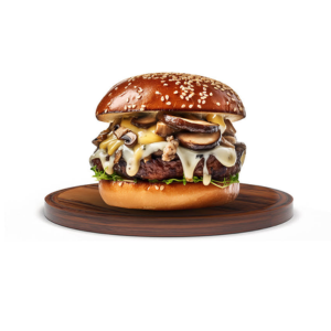 MUSHROOM SWISS BURGER