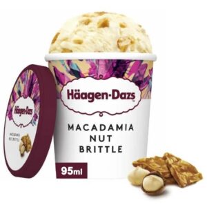 Glaces Haagen-Dazs 95ml Macadamia Nut Brittle