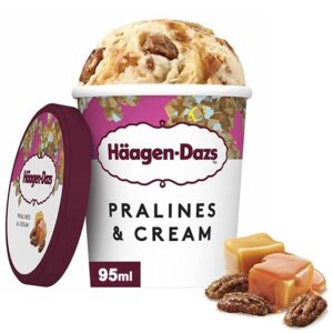 Glaces Haagen-Dazs 95ml Pralines & Cream