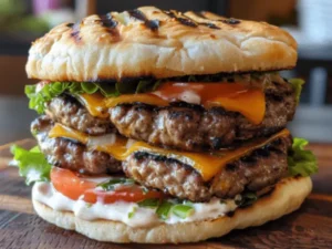 Frenchy naan burger